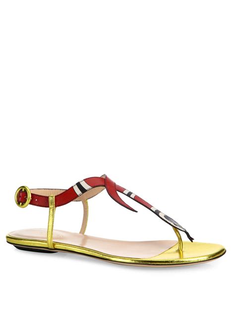 gucci yoko sandal|Gucci Yoko Snake.